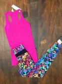 Legging Estampada Cós Alto Suplex